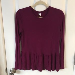 Old Navy Top with Subtle Ruffle
